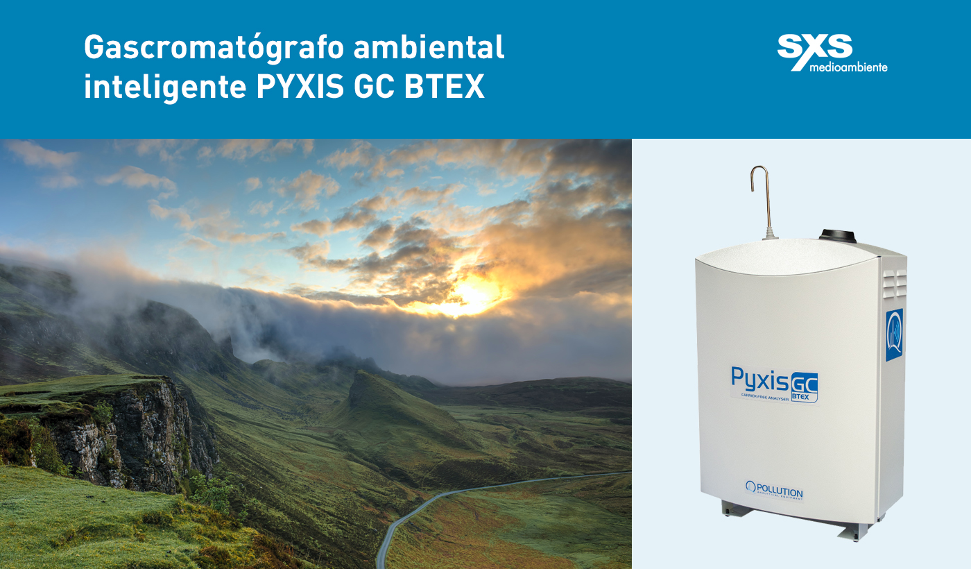 Gascromatógrafo ambiental inteligente PYXIS GC BTEX.