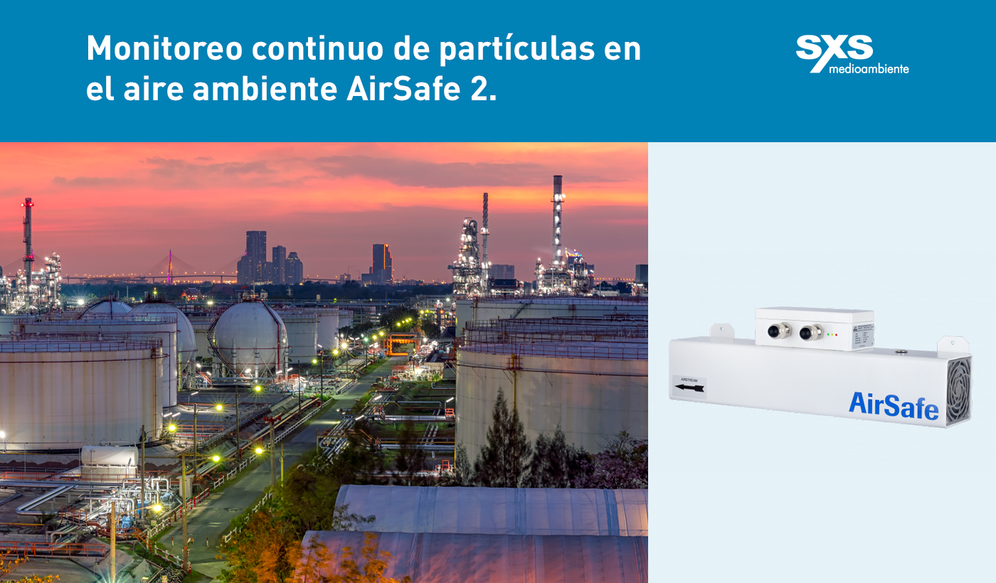 Monitoreo continuo de partículas en el aire ambiente AirSafe 2.