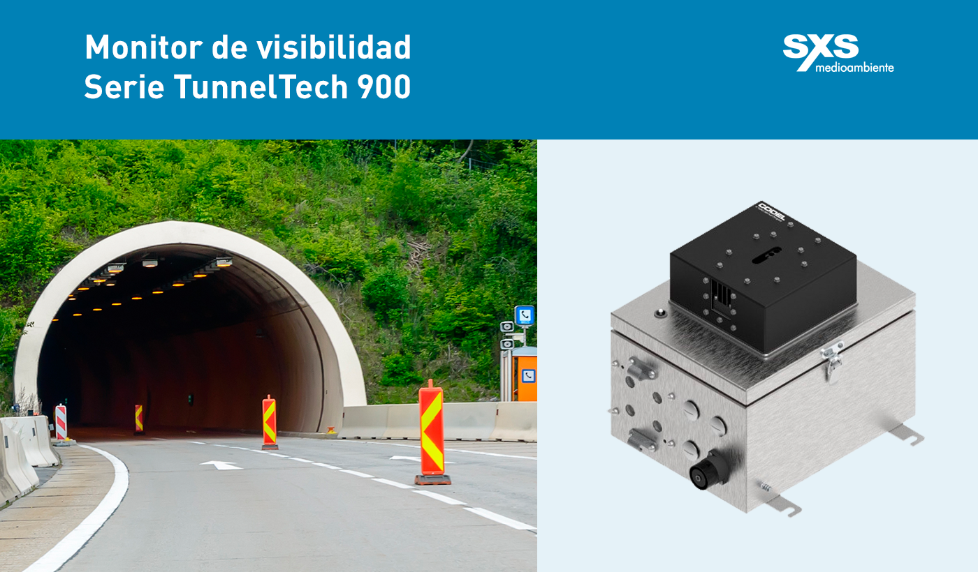 Monitor de visibilidad de Tunnel Tech 900