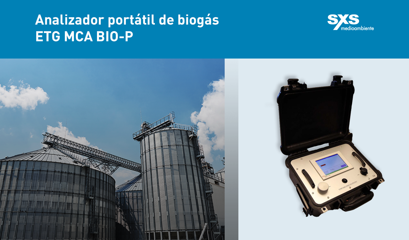 Analizador portátil de biogás ETG MCA BIO-P