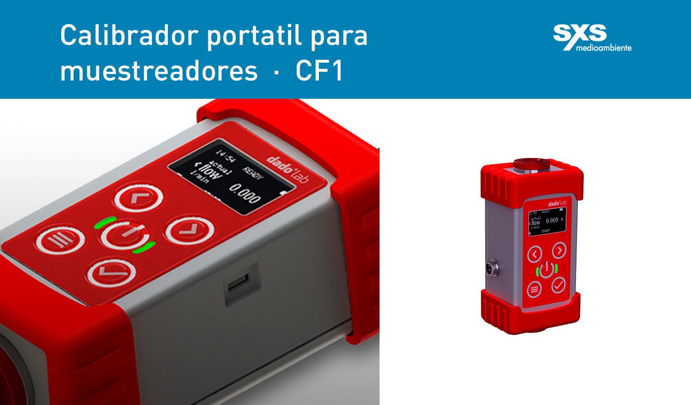 Calibrador portátil para muestreadores de calidad del aire · CF1